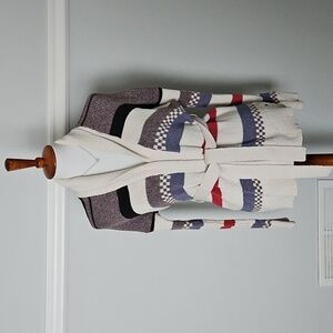 American Eagle Outfitters Open Front Knit Cardigan w/ Belt Drop Sleeve XS